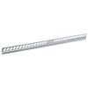Blanke Aqua Keil Wand 840280B080L afsluitprofiel 2000x8x40mm links RVS geborsteld