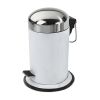 Decor Walther 0608173 TE 30 pedaalemmer 31xø17cm RVS gepolijst/ wit