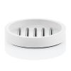 Decor Walther 0972154 Stone STS zeepschaal chroom/ wit