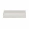 Decor Walther Brownie 0930150 BROWNIE TAB L schaal/ tray kunstleder wit