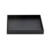 Decor Walther Brownie 0932460 BROWNIE TAB Q schaal/ tray kunstleder zwart