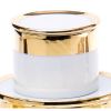 Decor Walther Porcelain 0848920 DMD S box met deksel porselein wit/ goud