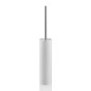 Decor Walther 0970855 Stone SBG toiletborstelgarnituur staand RVS geborsteld/ wit