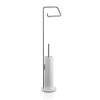 Decor Walther 0973555 Stone SBK toiletstandaard RVS geborsteld/ wit