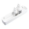 Decor Walther 0973955 Stone DCT 45 douchekorf 450mm wit/ RVS geborsteld