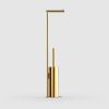Decor Walther Bar 0861520 BAR SBK toiletborstelgarnituur met toiletrolhouder standaard goud