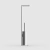 Decor Walther Bar 0861576 BAR SBK toiletborstelgarnituur met toiletrolhouder standaard geborsteld edelstaal