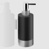 Decor Walther Club 0855960 CLUB WSP 1 zeepdispenser mat zwart en chroom