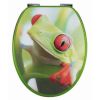 Diaqua Paris 3D 31171001 toilet seat with lid 3D motif Frog