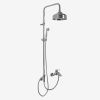 Fima Carlo Frattini Lamp F33042BR badkraan opbouw 1-greeps met doucheset brons