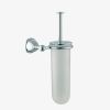 Fima Carlo Frattini Style F60461OR toiletborstelgarnituur wit gesatineerd glas/ goud