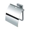 Geesa Nelio 680802 toiletrolhouder met klep chroom