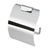 Geesa AIM 91840802 toiletrolhouder met klep chroom