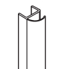 HSK Atelier Pur E77065 dichting verticaal, 200cm, 8mm *niet meer leverbaar*