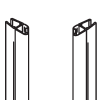 HSK Exklusiv E85055 magneetstrip 45 graden, set van 2 stuks, 200cm, 6mm *niet meer leverbaar*