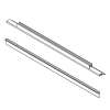 HSK Noblesse E76058 afdichtingsprofiel 100cm tbv draaideur *niet meer leverbaar*