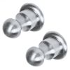 Haceka Allure 1208433 haak RVS geborsteld (set van 2 stuks)