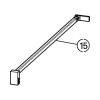 Huppe Design elegance - Design pure, 027902 stabilisatiebeugel 1200mm