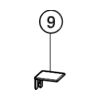 Huppe Design pure, 025170 afdekkapjes t.b.v. wandlijst