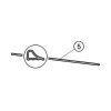 Huppe Design pure, 025496 dorpelprofiel