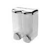 Inda Hotellerie AV112ACR zeepdispenser 2x0,26 liter chroom