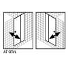 Kermi 2534049 spatwaterdichting 1 x 98,5cm - 6mm