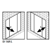 Kermi 2534114 spatwaterdichting 1 x 98,5cm - 6mm