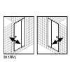 Kermi 2534114 spatwaterdichting 1 x 98,5cm - 6mm