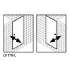 Kermi 2534114 spatwaterdichting 1 x 98,5cm - 6mm