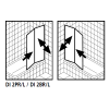 Kermi 2534118 set spatwaterdichtingen 2 x 98,5cm - 6mm