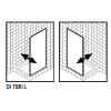 Kermi 2534117 spatwaterdichting 1 x 98,5cm - 6mm