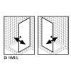 Kermi 2534114 spatwaterdichting 1 x 98,5cm - 6mm