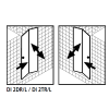 Kermi 2534118 set spatwaterdichtingen 2 x 98,5cm - 6mm