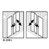 Kermi 2534118 set spatwaterdichtingen 2 x 98,5cm - 6mm