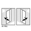 Kermi 2534054 spatwaterdichting 1 x 98,5cm - 6mm