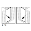 Kermi 2534060 spatwaterdichting 1 x 98,5cm - 6mm