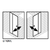 Kermi 2534773 spatwaterdichting 1 x 98,5cm - 5mm