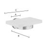Smedbo Home HK342P zeepschaalhouder chroom