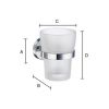 Smedbo Home HK343 bekerhouder chroom