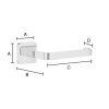 Smedbo Ice OK3411 toiletrolhouder chroom
