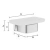 Smedbo Ice OK442P zeepschaalhouder chroom