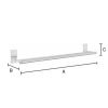 Smedbo Pool ZK3364 dubbele handdoekhouder 63cm chroom