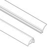 Novellini P51BOPNST-K waterkeringsstrip chroom