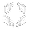 Novellini R04LU2P1-K set eindkapjes chroom
