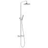 Pure Cinca CN5316 telescopische douche opbouwset met thermostaat chroom