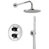 Pure Duero DU5425-CH shower installation set with thermostat chrome