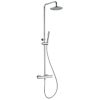 Pure Duero DU5475-CH shower surface-mounted set with thermostat chrome