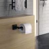 Smedbo House RB3411 toiletrolhouder zwart