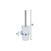 Smedbo Home HS333 toiletborstelgarnituur mat chroom