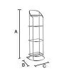 Smedbo Beslagsboden BK1220 toiletrolhouder met reserverolhouder gepolijst edelstaal